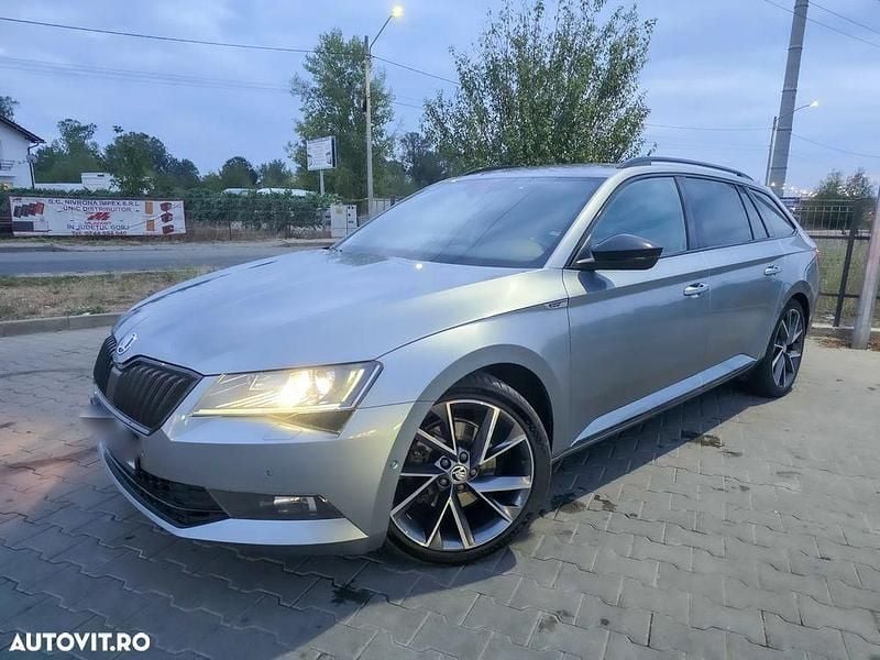 Culoaregri Second-hand 2018 Skoda Superb SportLine Break | 18.500 EUR (Preț OK) - Imagine 1/4