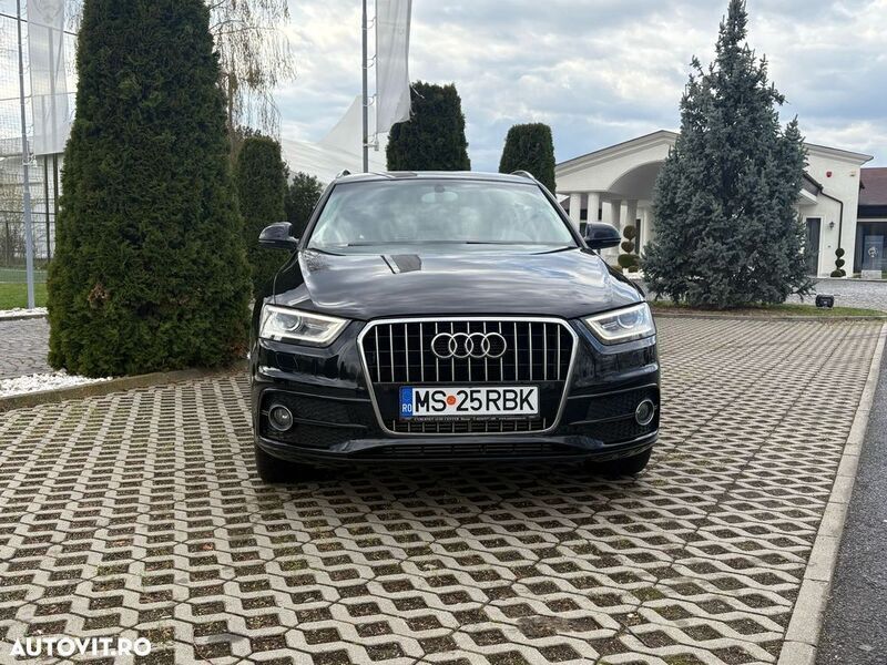 Negru Utilizat 2013 Audi Q3 SUV | 10.500 EUR (Scump) - Imagine 1/4