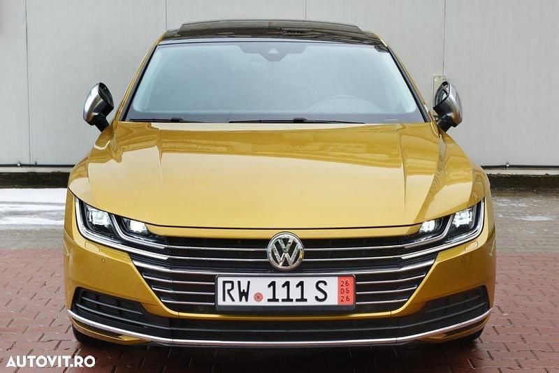 Second-hand VW Arteon Elegance 150 CP (110 kW) 2018 Culoaregalbeuriu Hatchback