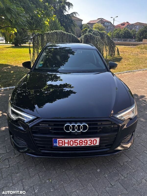 Negru Utilizat 2022 Audi A6 Design Break | 27.500 EUR (Preț bun) - Imagine 1/4
