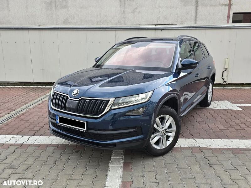 Albastru Utilizat 2021 Skoda Kodiaq Ambition SUV | 28.390 EUR (Preț OK) - Imagine 1/4