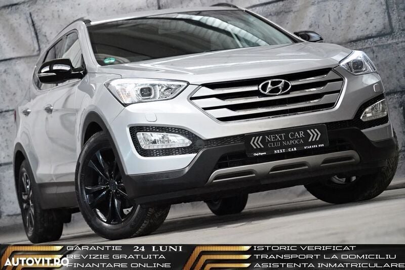 Argint Utilizat 2015 Hyundai Santa Fe Premium SUV | 13.700 EUR (Preț OK) - Imagine 1/4