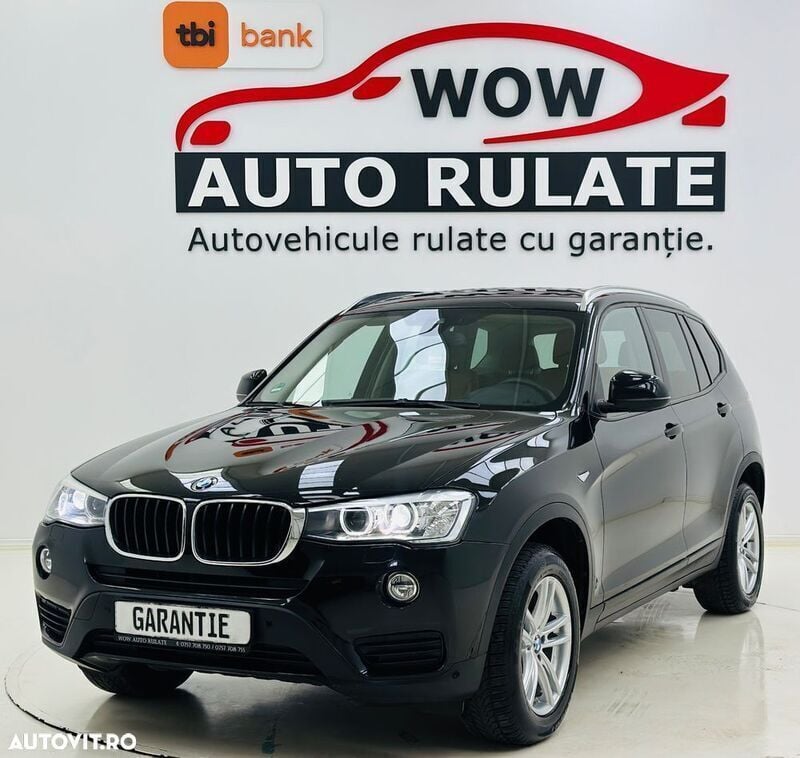 Negru Utilizat 2014 BMW X3 SUV | 14.290 EUR (Preț bun) - Imagine 1/4