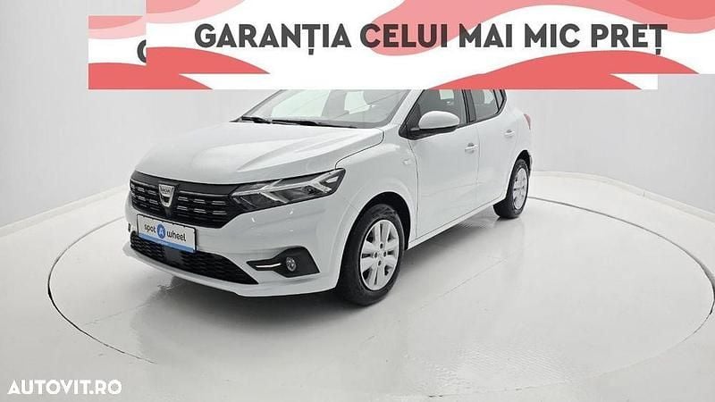 Culoarealb Utilizat 2022 Dacia Sandero Comfort Hatchback | 10.450 EUR (Preț OK) - Imagine 1/3