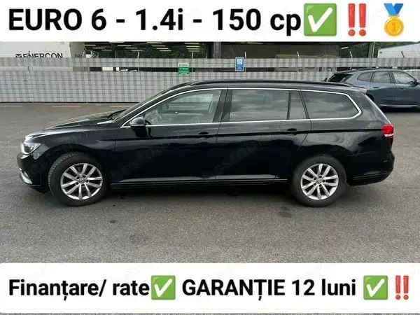 Negru Utilizat 2017 VW Passat Break | 8.999 EUR (Preț bun) - Imagine 1/4