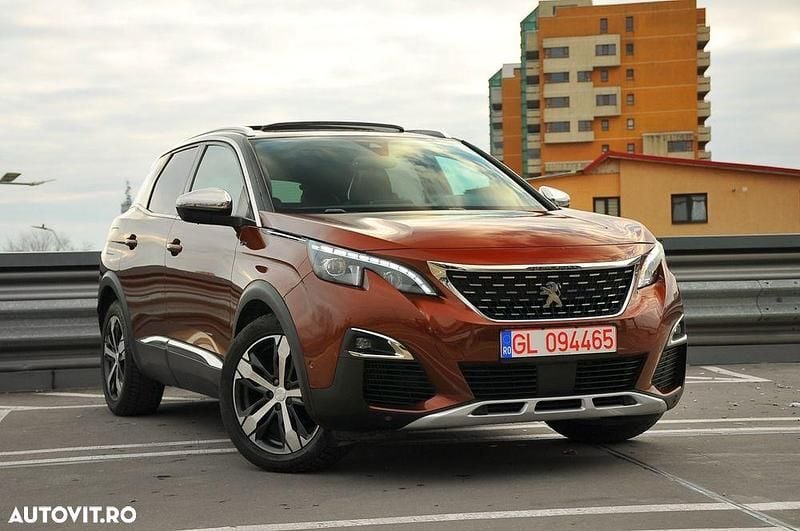 Culoareportocaliu Utilizat 2018 Peugeot 3008 GT SUV | 14.700 EUR (Preț OK) - Imagine 1/4