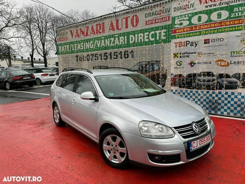Argintiu Utilizat 2007 VW Golf V Break | 3.699 EUR (Puțin scump) - Imagine 1/4