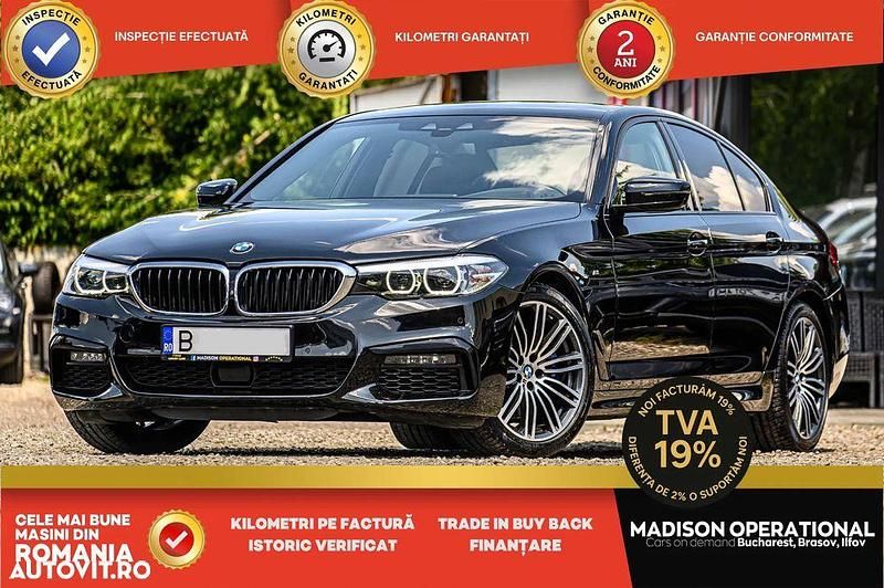 Negru Utilizat 2019 BMW 530 Berlinǎ | 31.949 EUR (Preț bun) - Imagine 1/4
