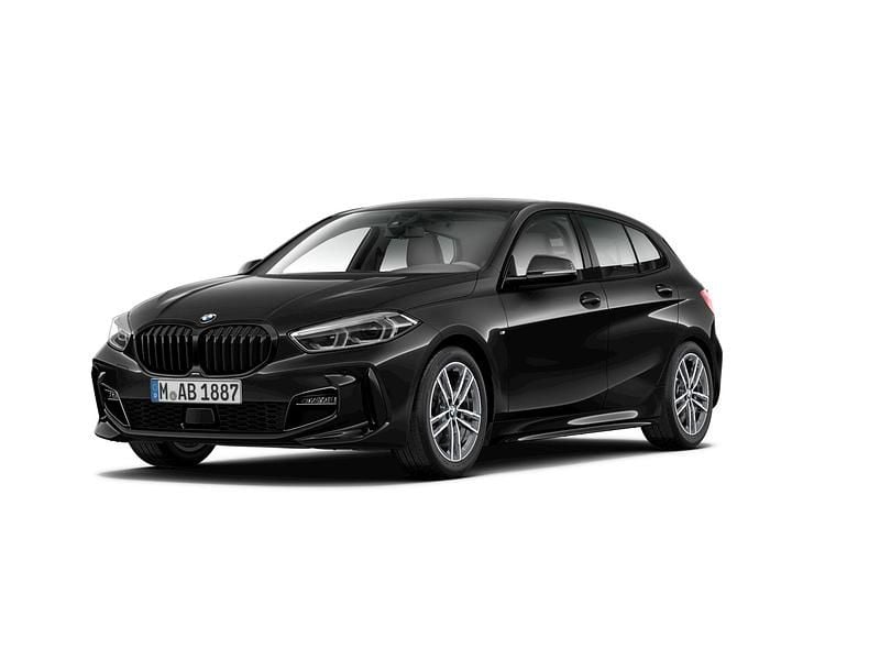 Black sapphire metallic paintwork Utilizat 2022 BMW 118 Shadowline Hatchback | 18.480 EUR (Preț bun) - Imagine 1/4