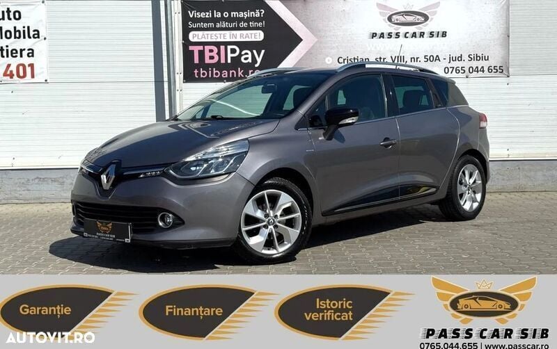 Gri Utilizat 2016 Renault Clio GrandTour LIMITED Break | 6.990 EUR (Preț OK) - Imagine 1/4