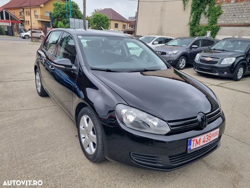 Second-hand VW Golf VI Trendline 80 CP (58 kW) 2010 Negru Hatchback