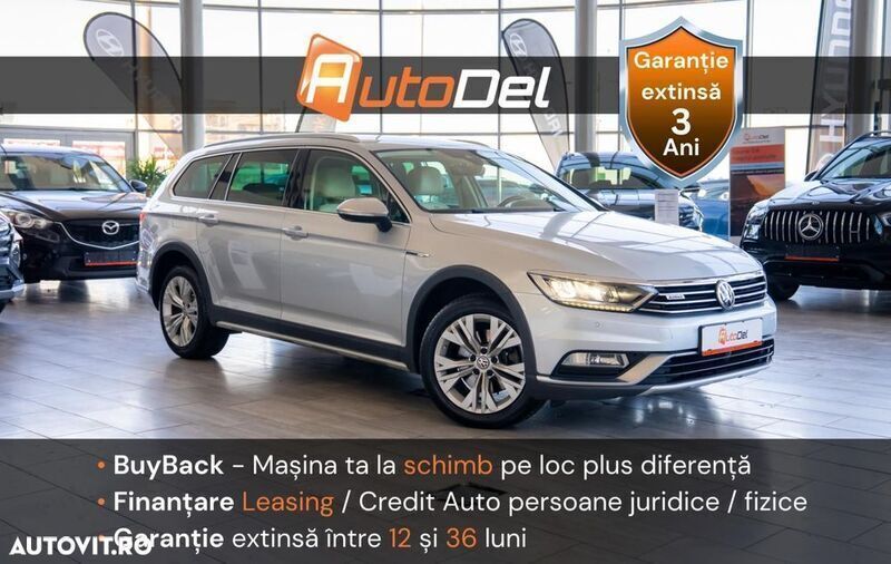 Gri Utilizat 2018 VW Passat Alltrack Break | 21.999 EUR (Scump) - Imagine 1/4