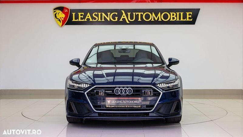 Second-hand Audi A7 S-Line 286 CP (210 kW) 2021 Albastru Hatchback