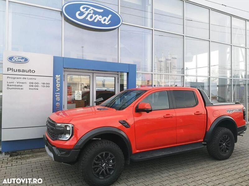 Portocaliu Nouă 2024 Ford Ranger Raptor Pickup | 73.200 EUR - Imagine 1/4