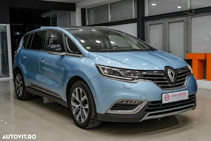 Albastru Utilizat 2017 Renault Espace Intens Monovolum | 14.299 EUR (Preț OK) - Imagine 1/4