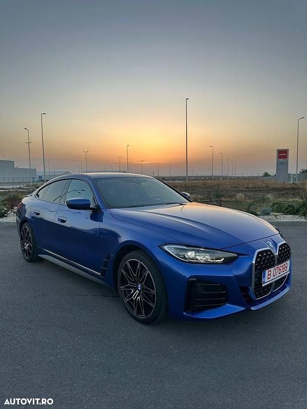 Culoarealbastru Utilizat 2024 BMW 420 Gran Coupé M Sport Coupe | 41.900 EUR (Preț OK) - Imagine 1/4