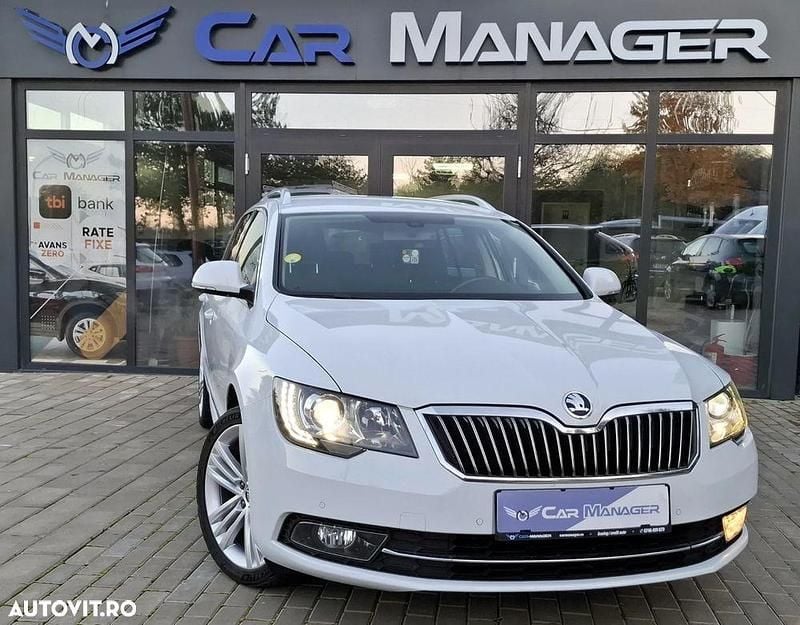 Culoarealb Utilizat 2014 Skoda Superb Elegance Break | 10.499 EUR (Preț OK) - Imagine 1/4