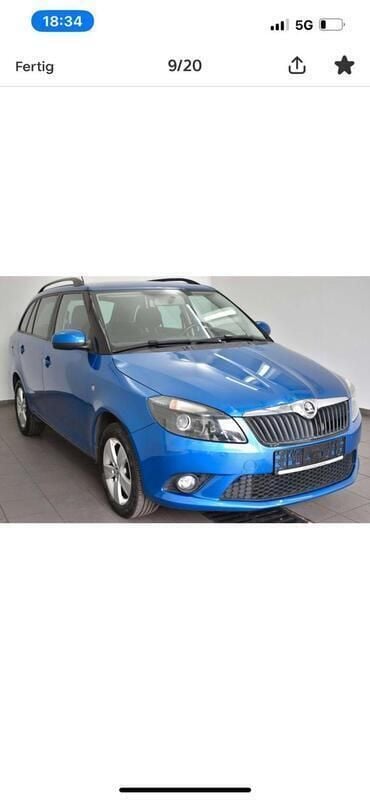 Albastru Utilizat 2014 Skoda Fabia Ambition Break | 5.200 EUR (Preț bun) - Imagine 1/4
