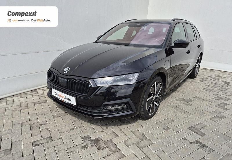 Negru Utilizat 2021 Skoda Octavia Style Break | 21.900 EUR (Scump) - Imagine 1/4