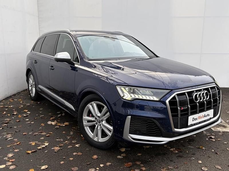 Second-hand Audi SQ7 435 CP (319 kW) 2020 Albastru inchis  metalic SUV