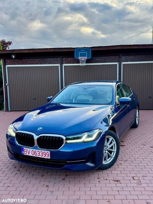 Albastru Utilizat 2022 BMW 520 Berlinǎ | 34.990 EUR (Scump) - Imagine 1/4