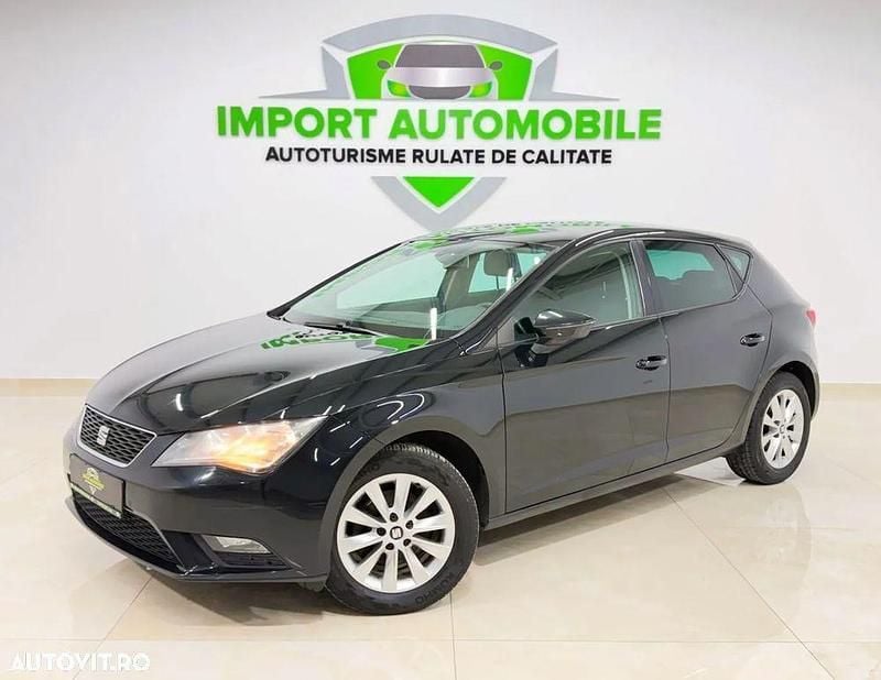Culoarenegru Utilizat 2014 Seat Leon Style Hatchback | 7.399 EUR (Preț bun) - Imagine 1/4