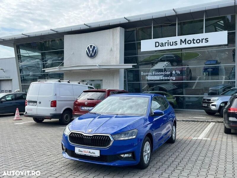 Albastru Utilizat 2022 Skoda Fabia Style Hatchback | 15.990 EUR - Imagine 1/4