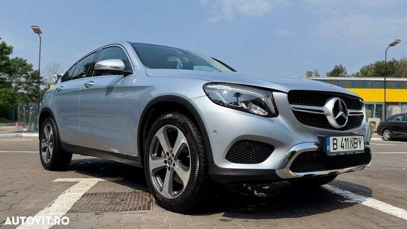 Gri Utilizat 2018 Mercedes GLC250 Coupe | 26.250 EUR (Super Preț) - Imagine 1/4