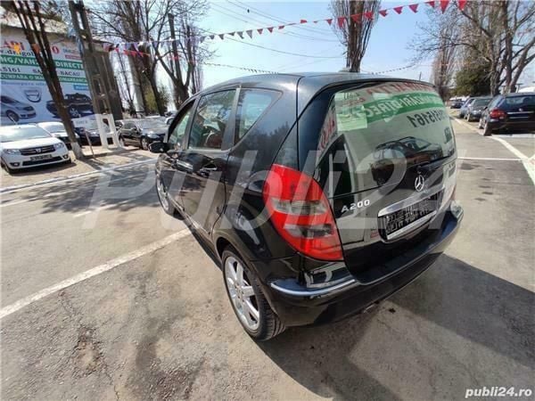 Second-hand Mercedes A200 136 CP (100 kW) 2005 Negru Hatchback