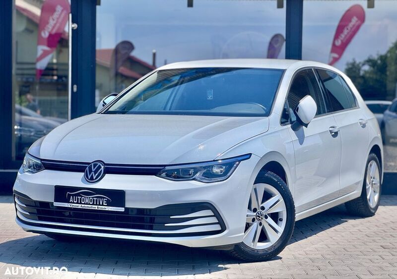 Alb Utilizat 2021 VW Golf VIII Style Hatchback | 17.390 EUR (Preț bun) - Imagine 1/4