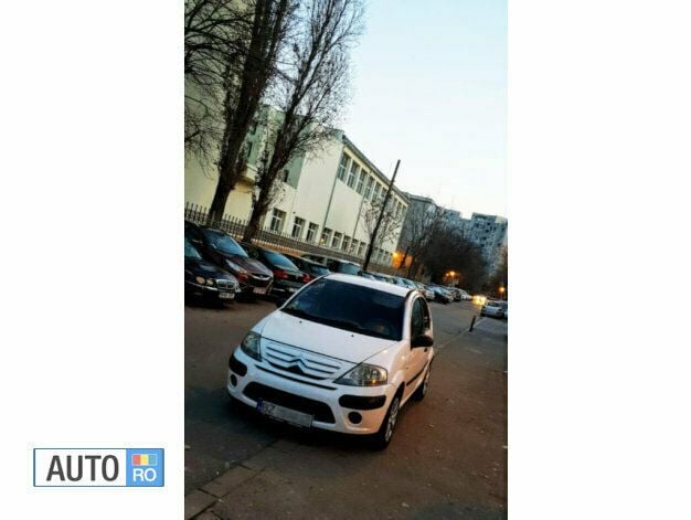 Second-hand Citroën C3 68 CP (50 kW) 2008 Alb Hatchback