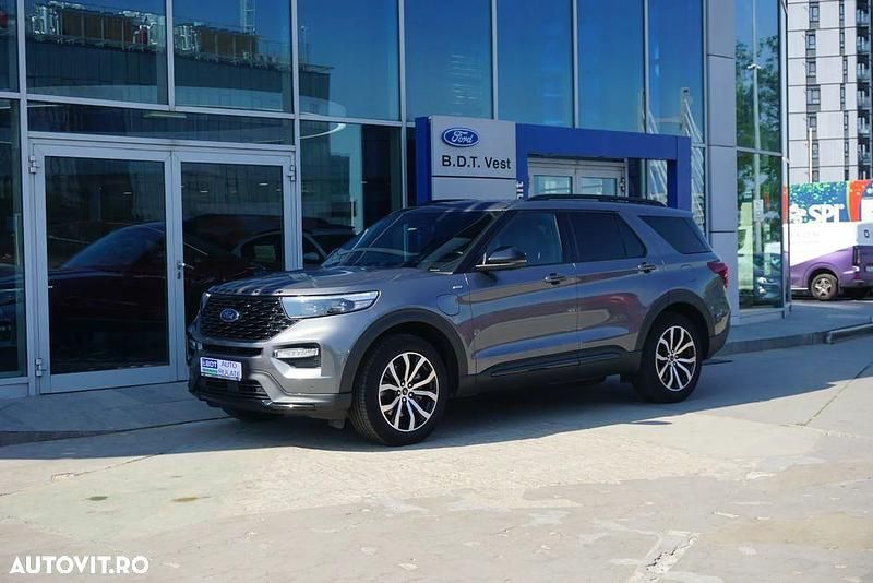 Gri Utilizat 2022 Ford Explorer ST-Line SUV | 45.500 EUR (Preț OK) - Imagine 1/4