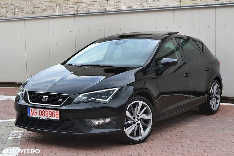 Negru Utilizat 2016 Seat Leon FR Hatchback | 9.490 EUR (Preț OK) - Imagine 1/4