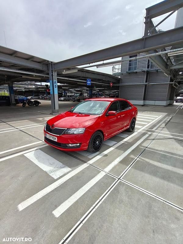 Rosu Utilizat 2019 Skoda Rapid Ambition Hatchback | 8.450 EUR (Preț OK) - Imagine 1/4