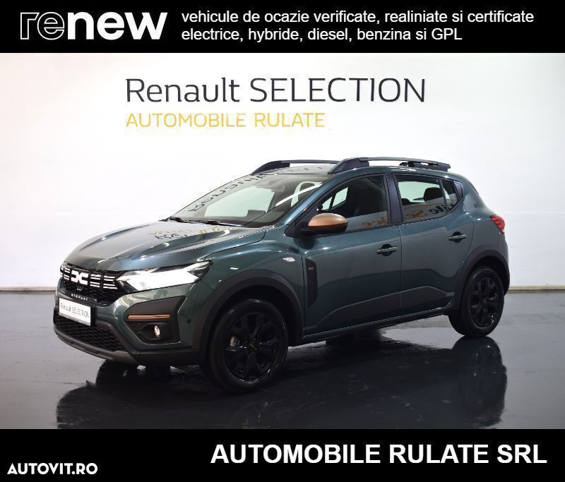 Verde Nouă 2024 Dacia Sandero Extreme Hatchback | 16.630 EUR (Scump) - Imagine 1/4