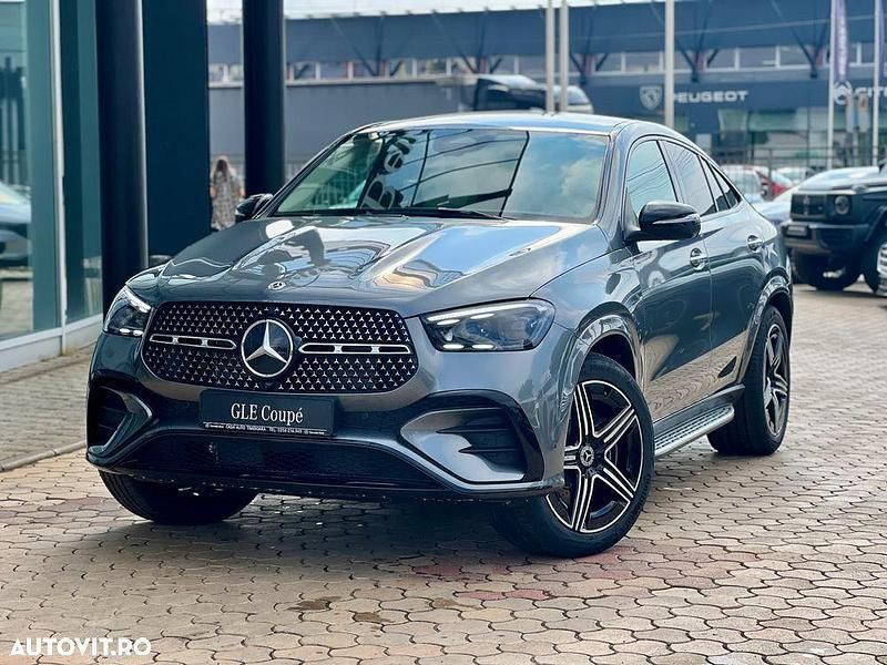 Gri Nouă 2025 Mercedes GLE450 AMG Coupe | 114.225 EUR (Super Preț) - Imagine 1/4