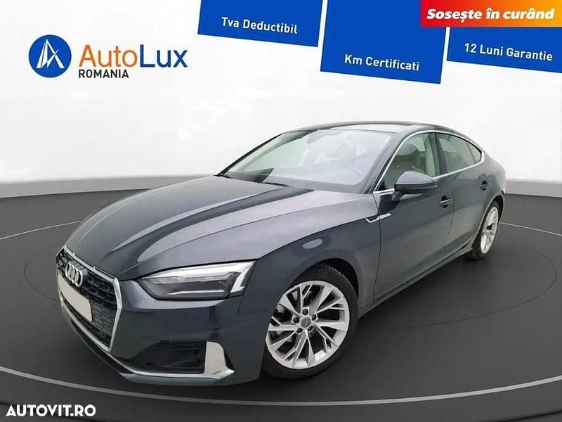 Gri Utilizat 2020 Audi A5 Sportback Advanced Berlinǎ | 23.800 EUR (Preț bun) - Imagine 1/4