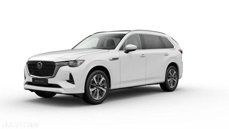 Alb Nouă 2024 Mazda CX-80 SUV | 68.279 EUR (Scump) - Imagine 1/4
