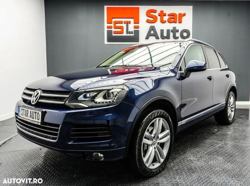 Albastru Utilizat 2010 VW Touareg Mountain SUV | 12.990 EUR (Scump) - Imagine 1/4
