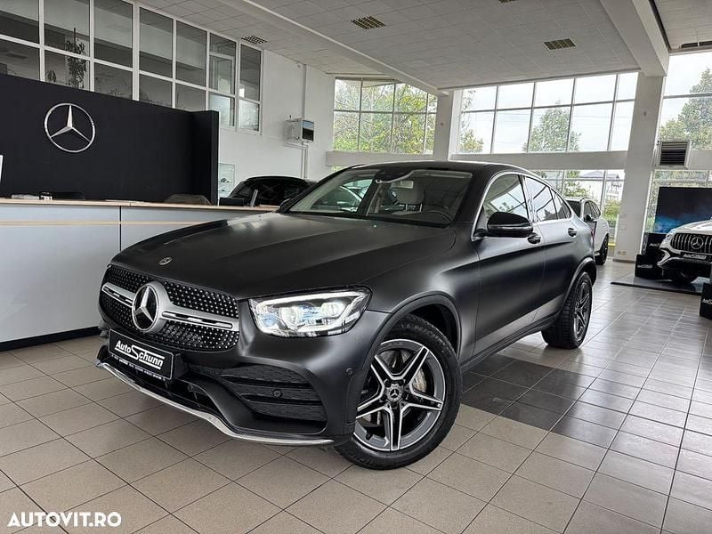 Culoarenegru Utilizat 2020 Mercedes GLC220 Coupe | 45.999 EUR (Puțin scump) - Imagine 1/4