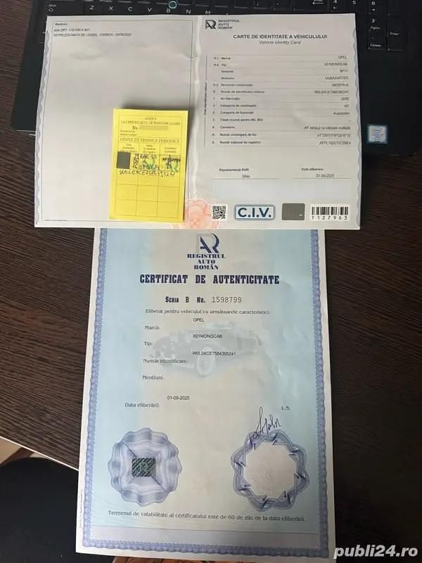 Gri Utilizat 2008 Opel Meriva Monovolum | 2.150 EUR (Puțin scump) - Imagine 1/4