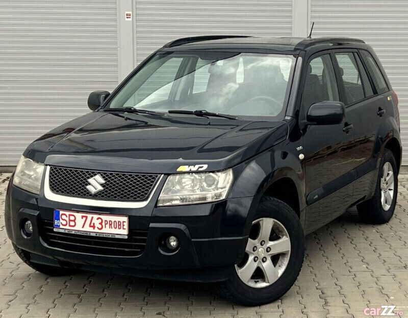 Negru Utilizat 2007 Suzuki Grand Vitara Comfort SUV | 4.800 EUR (Preț OK) - Imagine 1/4