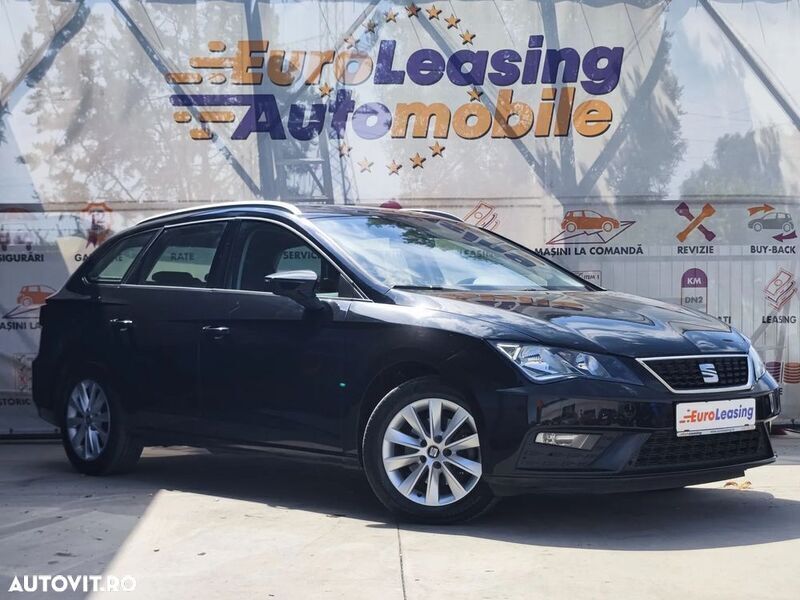 Negru Utilizat 2020 Seat Leon Break | 10.890 EUR (Preț bun) - Imagine 1/4