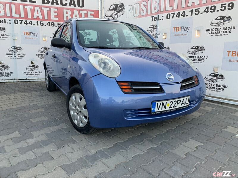 Albastru Utilizat 2005 Nissan Micra Acenta Hatchback | 1.950 EUR - Imagine 1/4