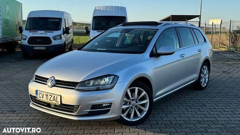 Culoareargint Utilizat 2015 VW Golf VII Highline Break | 8.799 EUR (Preț OK) - Imagine 1/4