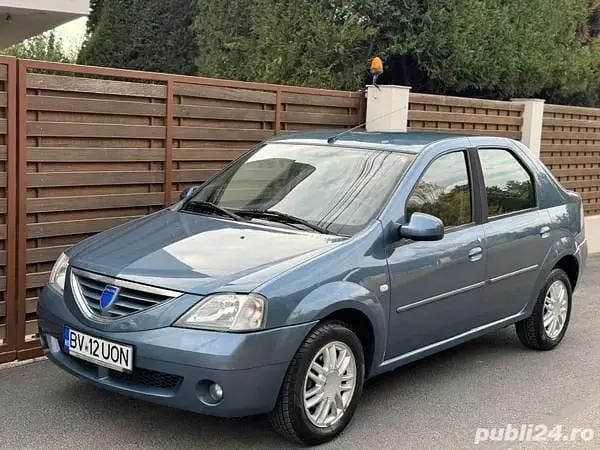 Albastru Utilizat 2008 Dacia Logan Prestige Berlinǎ | 2.650 EUR (Super Preț) - Imagine 1/4