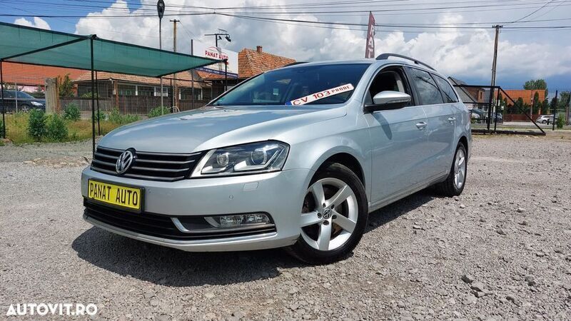 Argint Utilizat 2012 VW Passat Comfortline Break | 7.600 EUR (Puțin scump) - Imagine 1/4