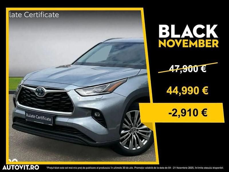 Culoaregri Utilizat 2022 Toyota Highlander SUV | 44.990 EUR (Preț OK) - Imagine 1/4