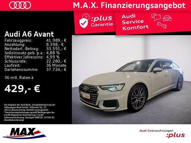 Utilizat 2022 Audi A6 S-Line Break | 45.341 EUR (Preț bun) - Imagine 1/1