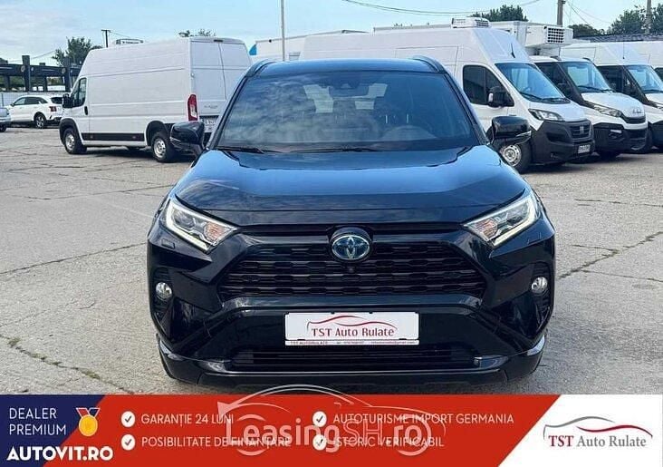 Negru Utilizat 2021 Toyota RAV4 Hybrid SUV | 32.307 EUR (Scump) - Imagine 1/4